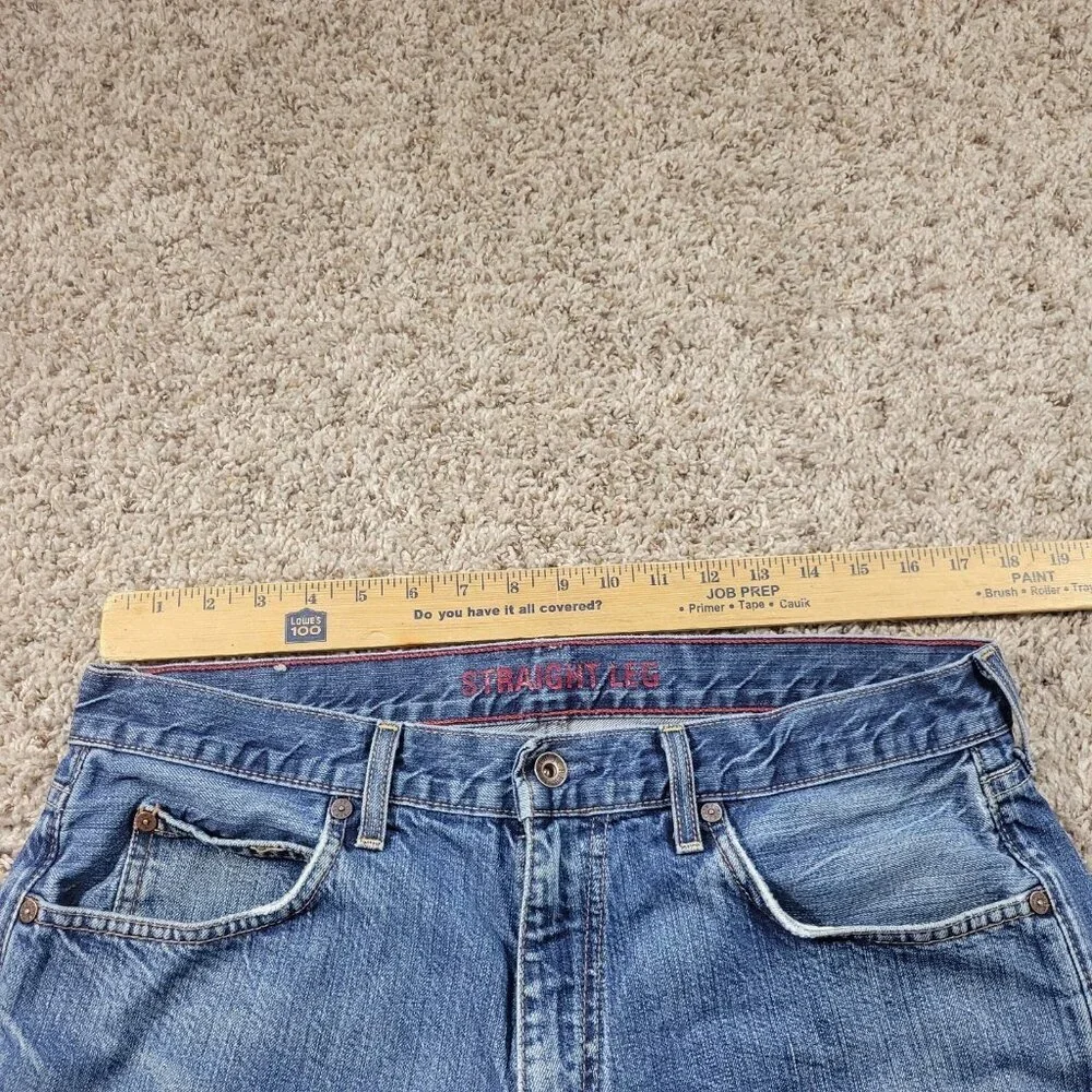 J Crew Jeans Mens 34x32 Straight Casual Dark Wash Denim